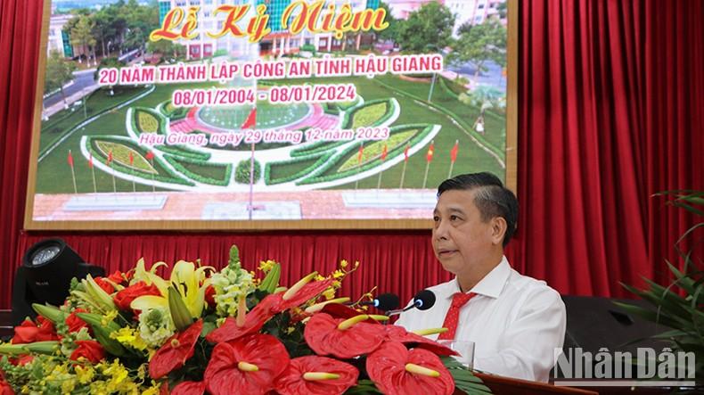 Công an tỉnh Hậu Giang kỷ niệm 20 năm thành lập ảnh 1